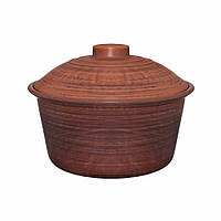 Каструля гладка без ручок, 2 л, Хвиля глина, ARTEL KERAMIST, Арт.52643