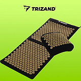 Килимок набір для акупресури з подушкою для точкового масажу + кульки Trizand 23375, фото 9