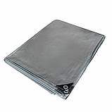 Тент 160 г/м2 15х20 м "PLANDEKA" — тарпауліновий тент від дощу, снігу та сонця, захисне покривне покриття для, фото 5