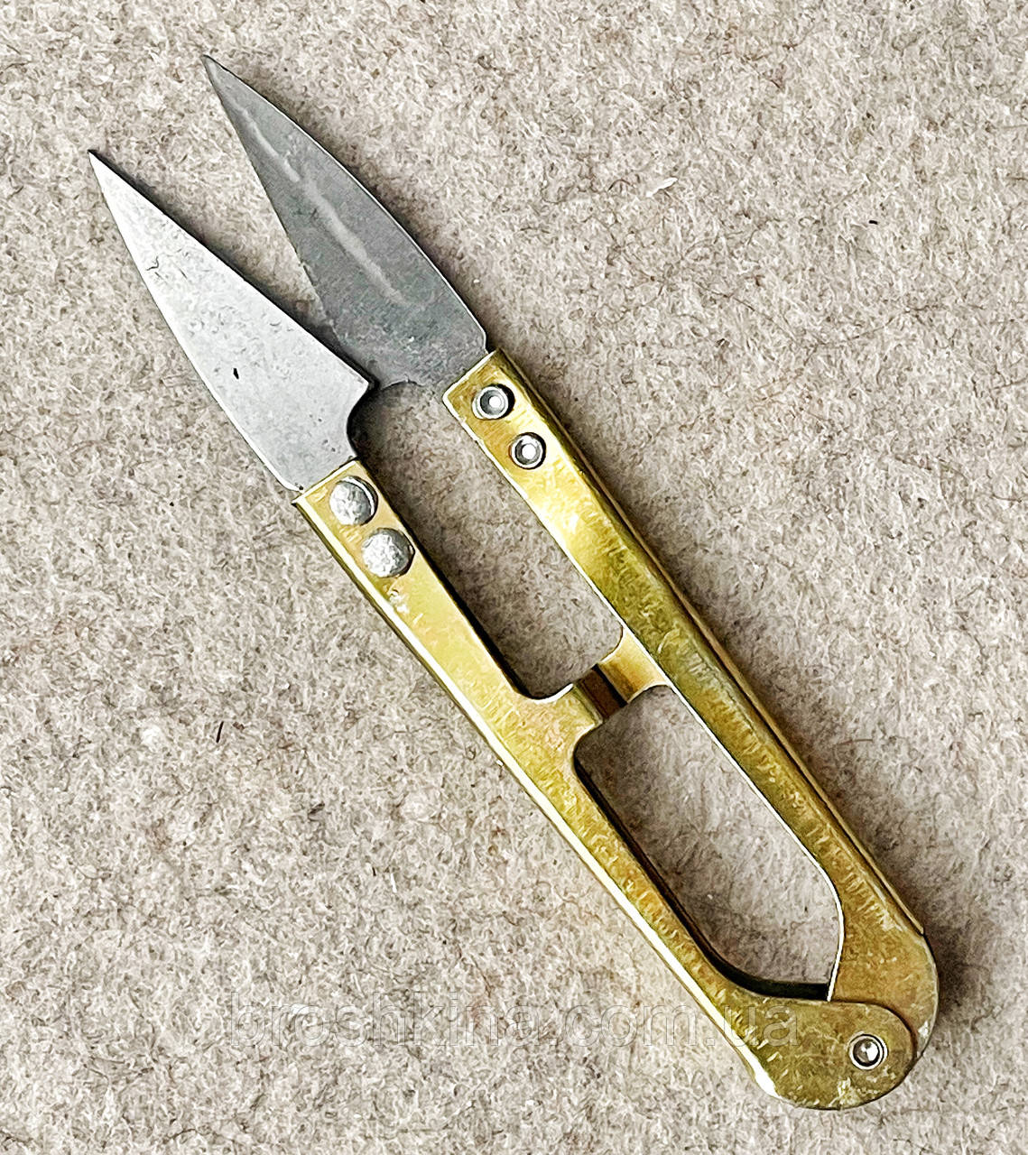 Ниткообрізачи з металевими ручками (МАЛЕНЬКІ) 105 мм 12 шт/уп, фото 1