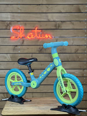 Біговел велобіг 12" Corso CS-12530 бірюзовий