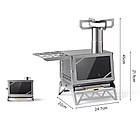 Кемпінгова піч твердопаливна Naturehike CNK2300CW020, фото 6