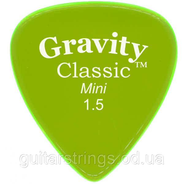 Медиатор Gravity Picks GCLM15P Classic Mini Polished 1.50 mm, фото 1