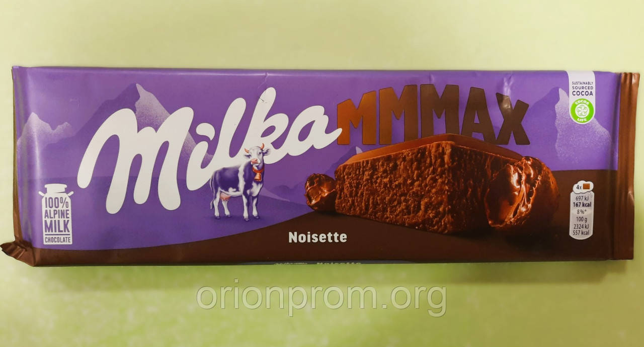 Шоколад Milka з горіховим кремом молочний 270 г