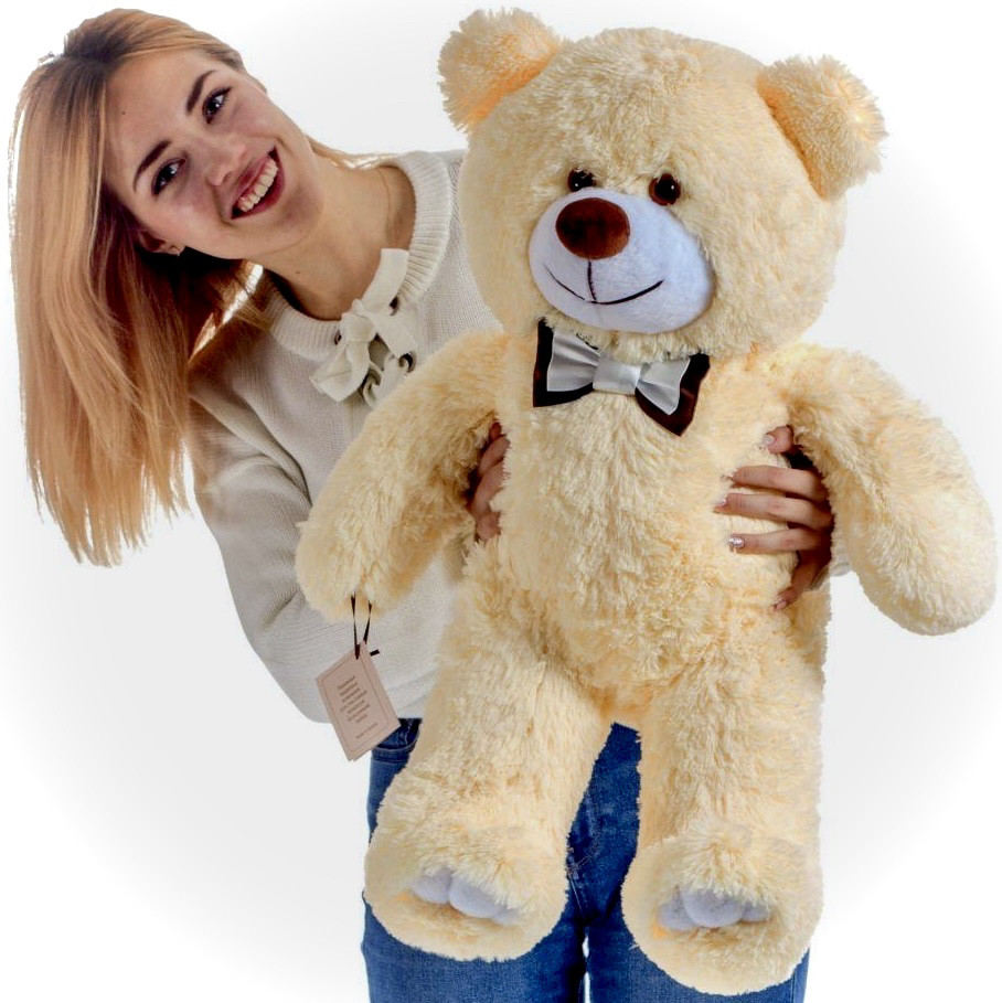 М'яка іграшка красивий плюшевий ведмедик оригінальний подарунок ведмідь на день святого валентина 14 лютого 8 березня народження