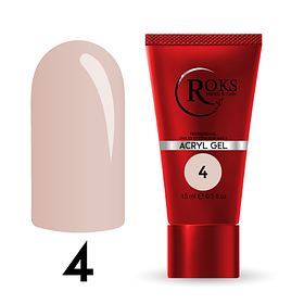 Акрил Гелі Roks №4/ Acryl Gel Roks №4, 15 ml