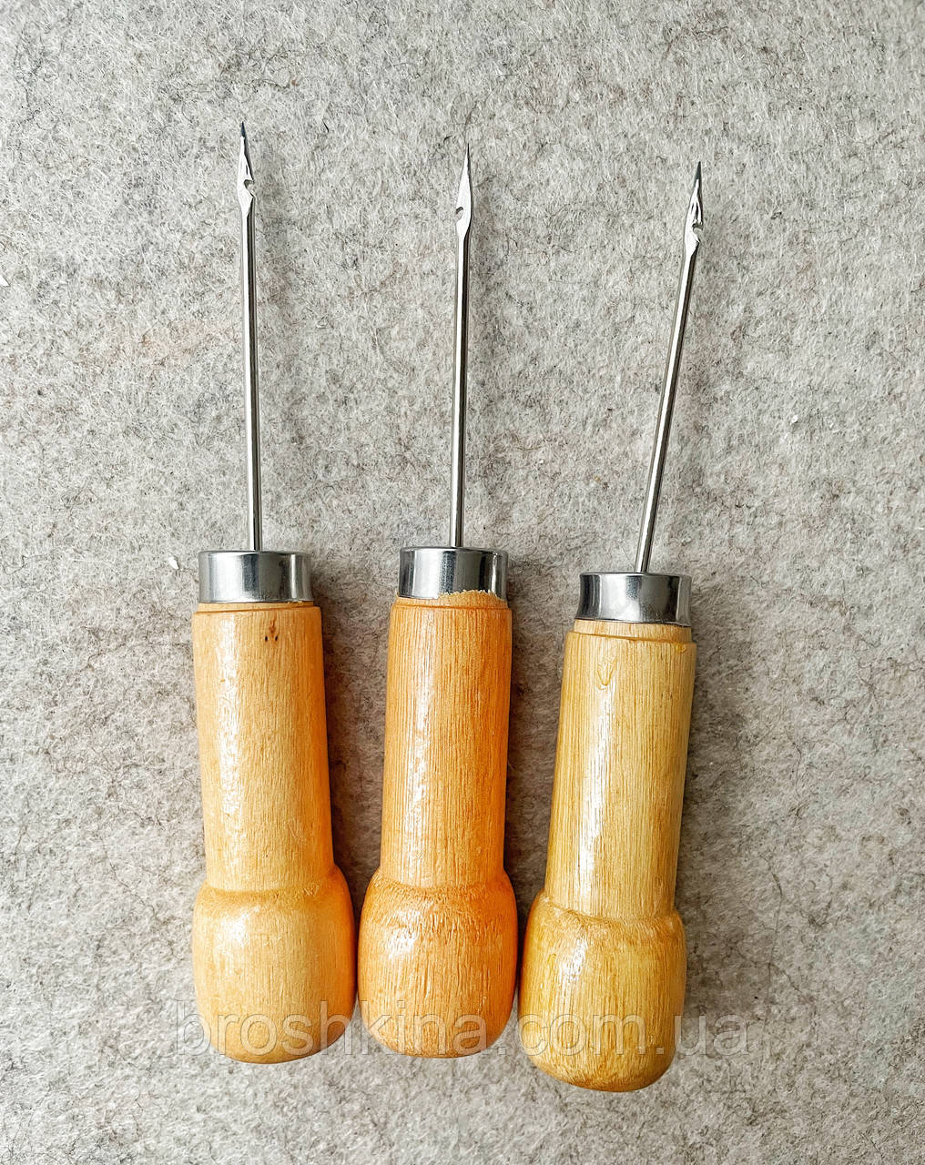 Сталеве шило з гачком 130 мм 1 шт/уп, фото 1