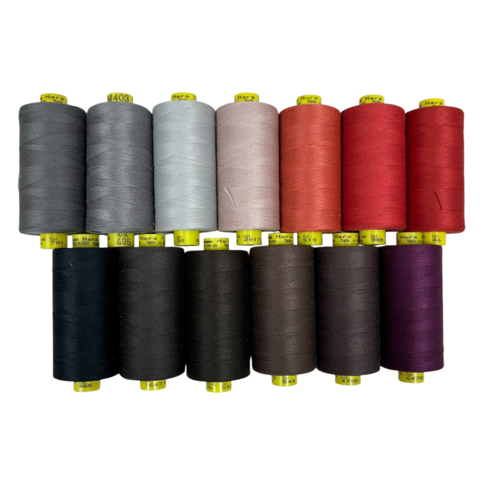 Нитки армовані Gutermann Mara 70/700м 13шт, фото 1