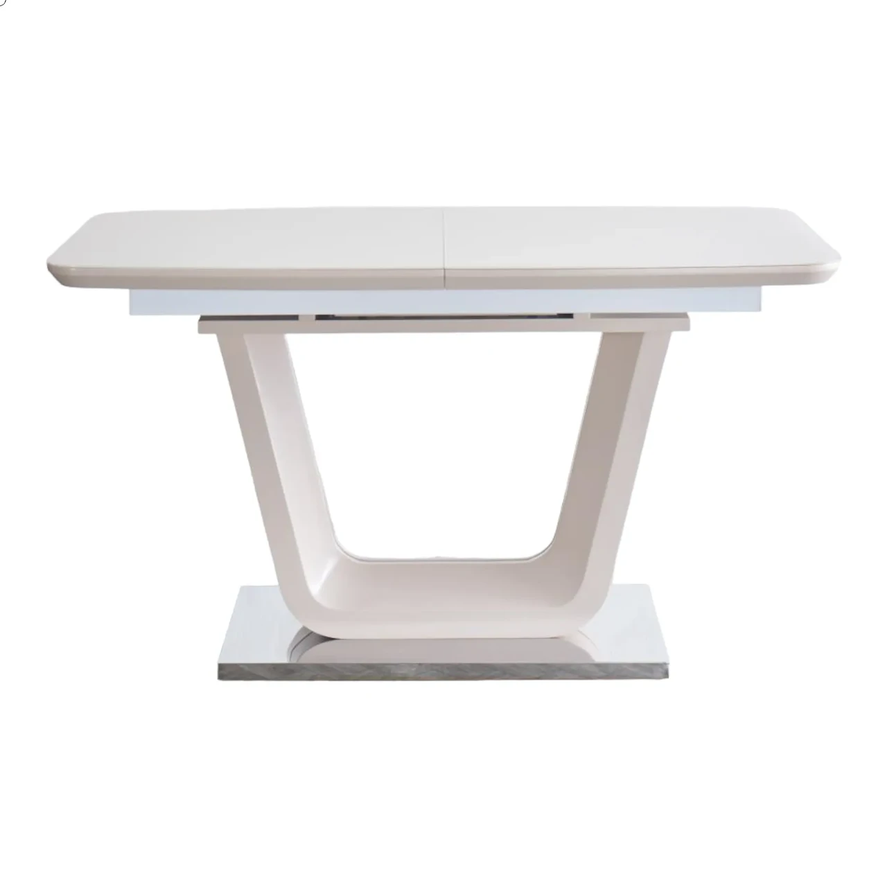 Стіл обідній Ковентрі 140 см скло мат TES Mobili, колір  кремовий