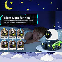 Проєктор-нічник-музикальний Led Робот з Bluetooth колонкою Droid WH-E03 1200mAh 209529, фото 3