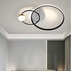 Світильник Led із пультом  Diasha 35W до 8 кв.м колір Чорний + Білий MX2986-2A WH+BK