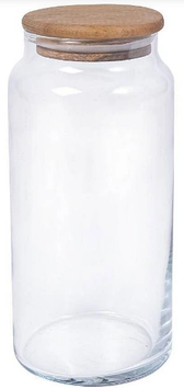 Банка скло "Herevin" 1,4л з дерев. кришкою №232009-260