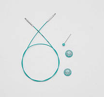 36602 Поворотний кабель бірюзового кольору Mindful 50 см