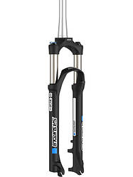 Вилка 27.5" Амортизаційна з локаутом Алюміній 1,5-1,1/8 rod-272 б/різьб. travel-100mm disc чорний (матовий) SUNTOUR XCR32-LO
