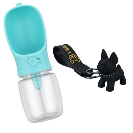 Поїлка для собак і брелок для ключів Бульдог набір Torankusu