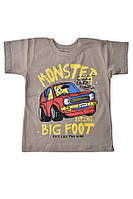 Футболка детская Monster Бома 0539.93 Трикотаж однотонный пеня,116р. бежевый