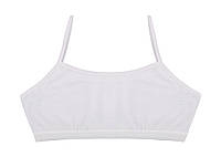 Топ подростковый на тонкой бретельке Donella 5971 12/13 лет 152-158см Белый