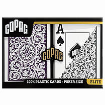 Набір пластикових гральних карт | COPAG 1546 Elite (Purple/Gray), фото 4