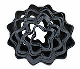 Бордова стрічка 20 см 9 метрів сіра посилена VARTCO для газонів, клумб і декоративних бордюрів, фото 6