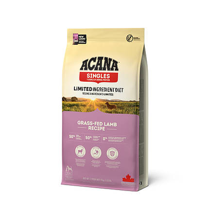 Сухий корм для собак ACANA Grass-Fed Lamb Dog з чутливим травленням з ягням 17 кг, фото 1