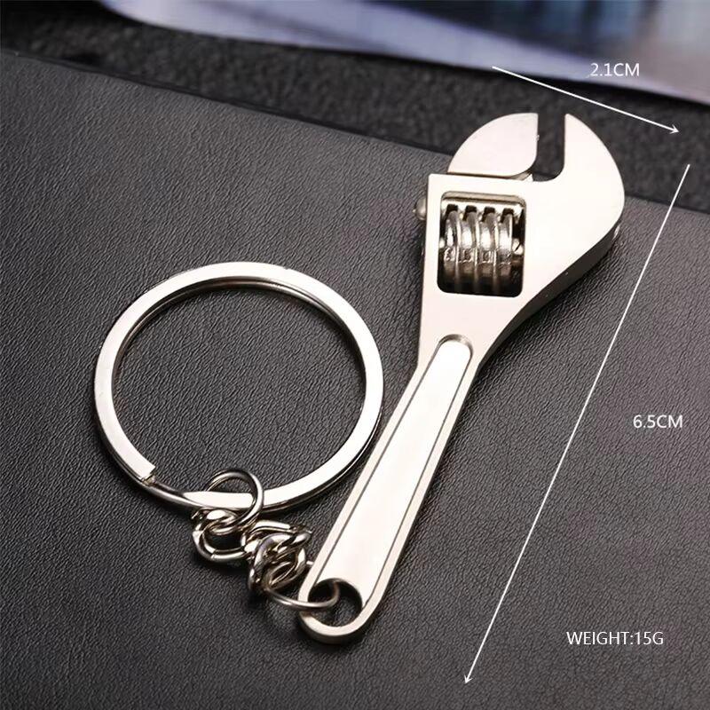 Брелок (набір) "Інструменти" "Rhodium Tools" 3 шт. для моделювання з кільцем із неіржавкої сталі. Родієве покриття