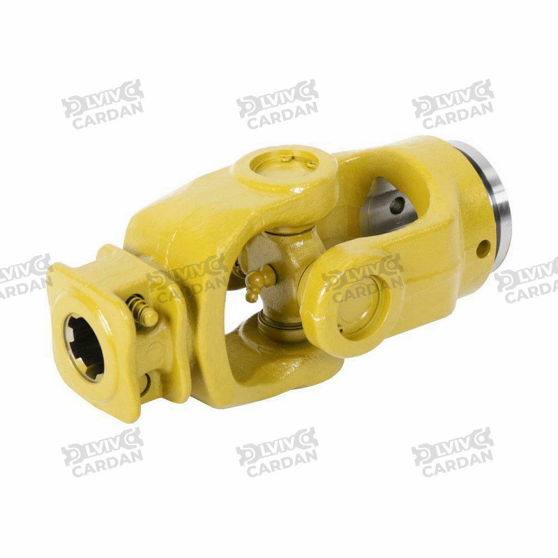 Сільгосп шарнір - хрестовина 35х106, 6 шліців 34.9 мм, труба зірка 510 мм, 830 Нм