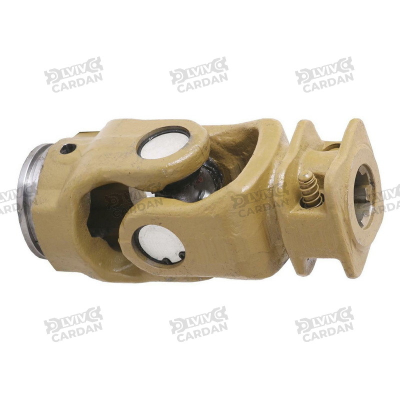 Сільгосп шарнір - хрестовина 32х76, 6 шліців 34.9 мм, труба зірка 61 (47) мм, 970 Нм