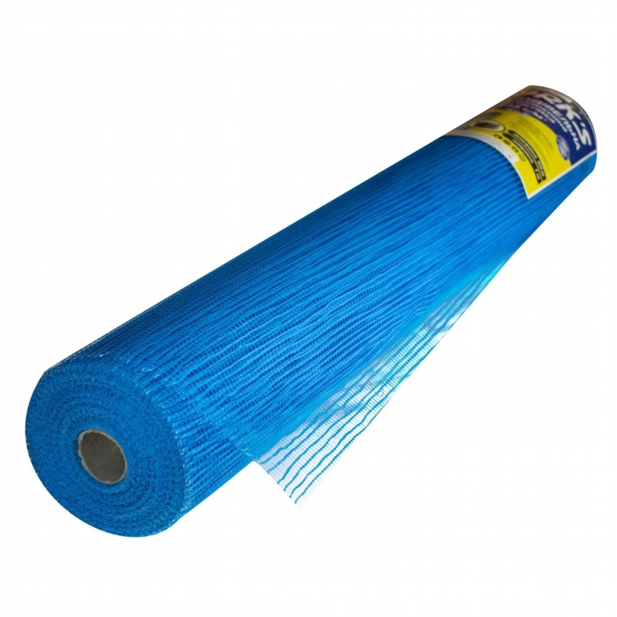 Скловолоконна сітка 145 г/м2 синя 1 м x 50 м для фасадної штукатурки, шпаклівки та стін — WORKS, фото 1