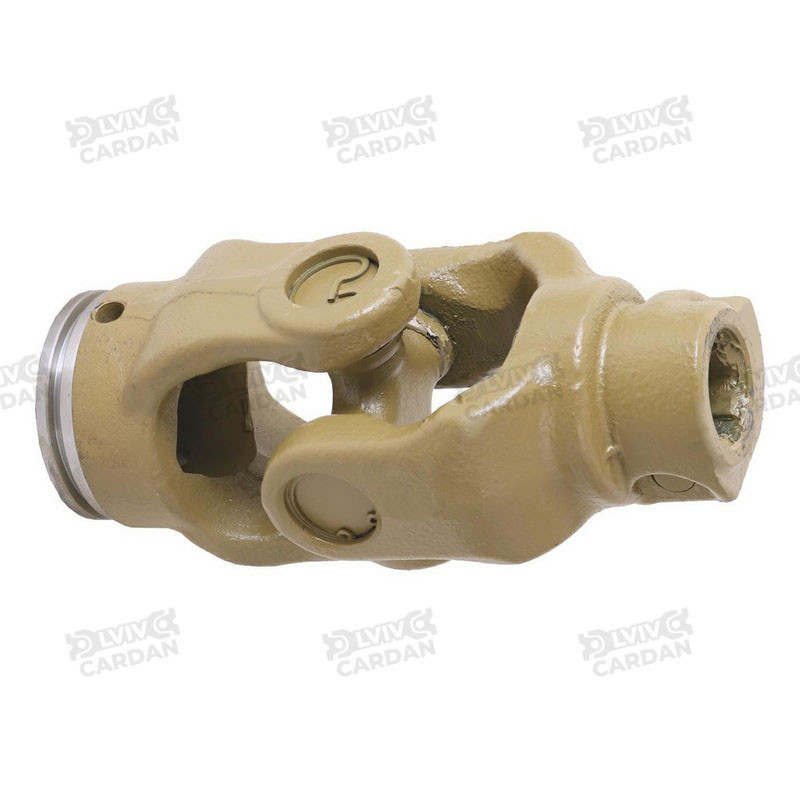 Сільгосп шарнір - хрестовина 30.2х92, 6 шліців 34.9 мм, труба трикутник 45 мм, 695 Нм