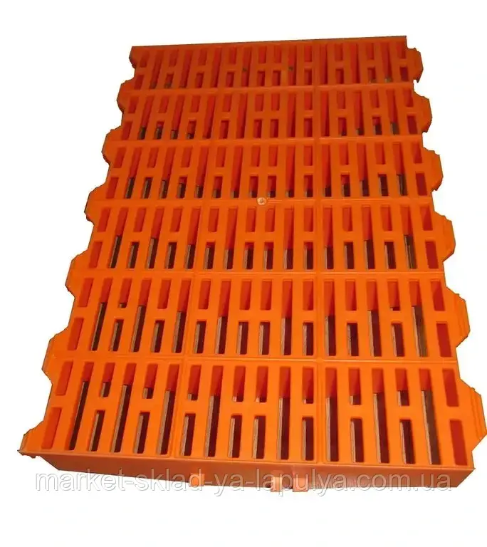 Пластикові грати 600х400 мм для свиноматок та відгодівлі, фото 1