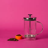 Френч-прес Well Done WD-8036B із термостійкого скла 600 мл, фото 2