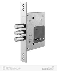 Врізний замок  під ключ SANTOS 1-way lever 257L nc univ bs60мм