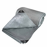 Тент поліпропіленовий 160 г/м2 4 м х 5 м "PLANDEKA" від сонця, дощу, вітру та снігу, захисне покриття для дачі, фото 9