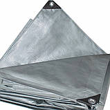 Тент поліпропіленовий 160 г/м2 10х15 м "PLANDEKA" покривний захисний від дощу та снігу для дачі та авто, фото 4