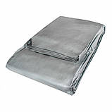 Тент поліпропіленовий 160 г/м2 10х15 м "PLANDEKA" покривний захисний від дощу та снігу для дачі та авто, фото 3