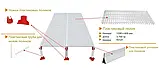 Пластикова щілинна підлога для птиці 510х1200 мм, фото 3