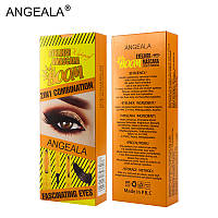 Набір туш для вій та фломастер підводка для очей Angeala BOOM (2в1)