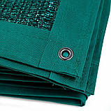 Затінювальна сітка 3 м*5м 45% з люверсами для рослин, навісів і альтанок — сонцезахисна фасадна сітка, фото 3