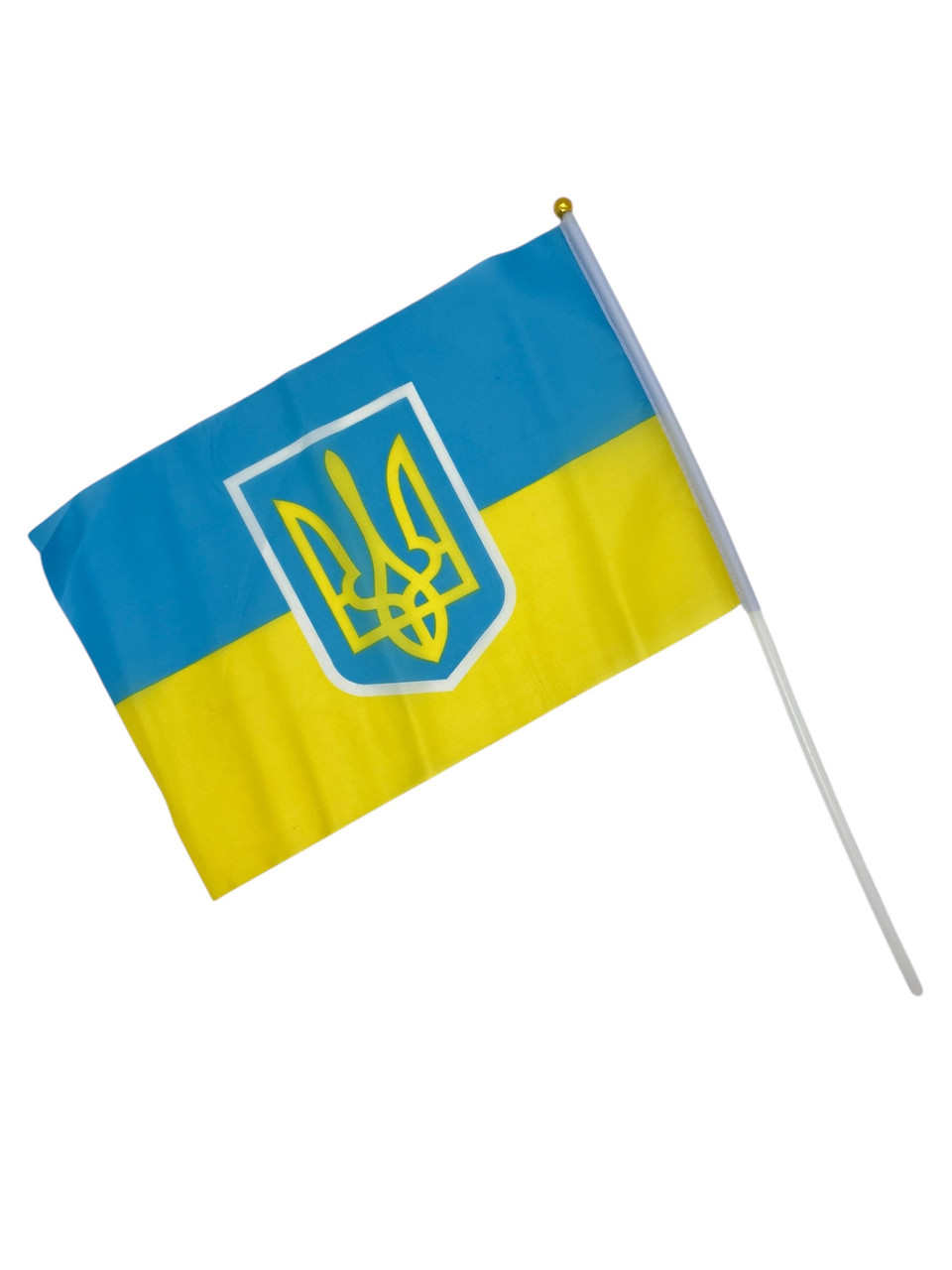 Прапор з Гербом України 20*28 см, фото 1