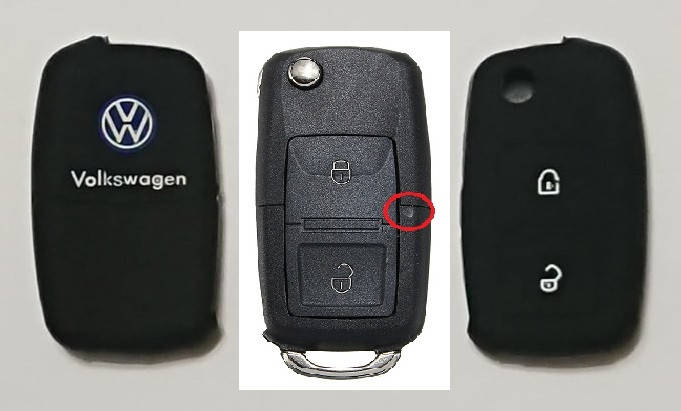 

Volkswagen Силиконовый чехол для ключа KC03A, Черный