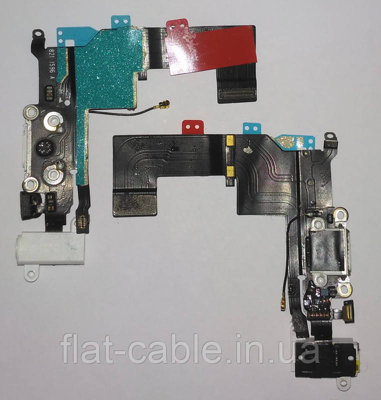 Шлейф заряджання/USB з Hands-Free для iPhone 5s білий оригінал (54)