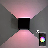 9W LED RGBW смарт-світильник для вулиці та будинку, керування через програму., фото 8