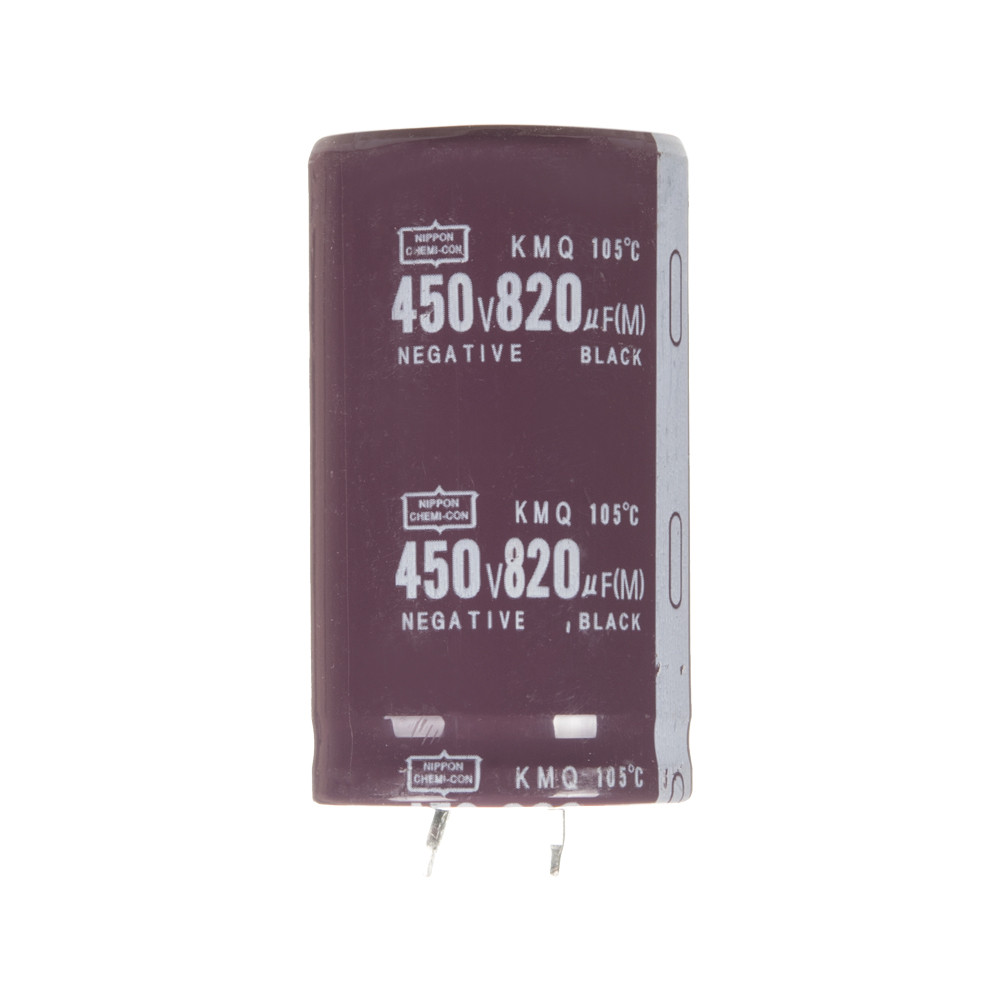 Конденсатор електролітичний 820 мкФx 450 В, 105 °C, 35x60