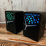 Колонки JEDEL S554 для ПК та ноутбуків RGB 2.0 з USB, фото 3