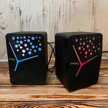 Колонки JEDEL S554 для ПК та ноутбуків RGB 2.0 з USB