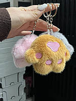 Брелок - пушок "Лапка", мала, мікс, Брелок "Пушок", фото 2