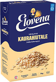 Вівсяні пластівці з цільного зерна ELOVENA 1 кг, (10 шт/ящ)