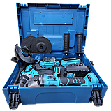 Набір акумуляторних інструментів Grand № 2 (МШУ-20BL/PRO+ДА-20/13UBL), фото 2