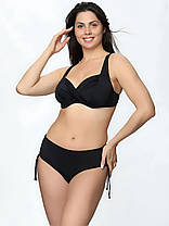 Купальник 2025 для полных SISIANNA 51810 Кейла черный(В НАЛИЧИИ ТОЛЬКО 50 52 54 56 58 УКР р-ры), фото 3