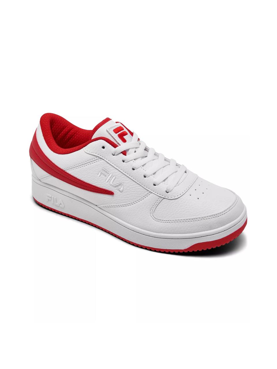 Чоловічі кросівки A-Low FILA з екошкіри 41 (8 US) 27 см Білий/Червоний 1159824048